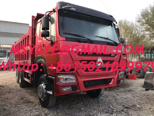 شاحنة هوو للديزل 30T موثوق بها شاحنة هومبر نصف مقطورة الصين 371hp 375hp 420hp