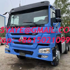 عجلة تحويل آلية المستخدمة HOWO 371hp الجرار أفضل رهان لك للنقل بناء مبنى