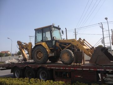 يستعمل زنجير JCB-3CX أماميّ نهاية محمل ثقيل معدّ آليّ غرافة