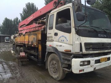 37M 42M PUTZMEISTER مضخات الخرسانة شاحنة ISUZU محمولة على شاحنة مضخة الخرسانة