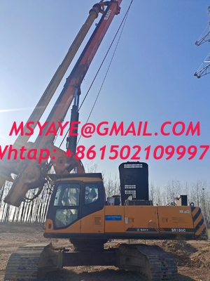 45 طن SR150C محرك الحفر الدواري لأساس الكومة البناء التعدين طاحونة مسحوق