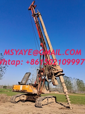 45 طن SR150C محرك الحفر الدواري لأساس الكومة البناء التعدين طاحونة مسحوق