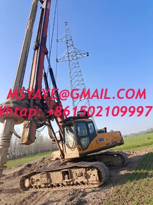 45 طن SR150C محرك الحفر الدواري لأساس الكومة البناء التعدين طاحونة مسحوق