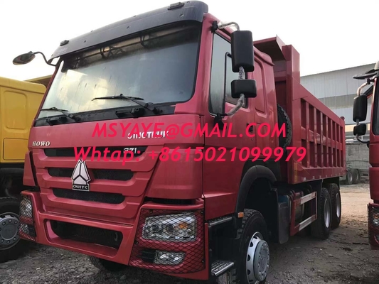 شاحنة هوو للديزل 30T موثوق بها شاحنة هومبر نصف مقطورة الصين 371hp 375hp 420hp
