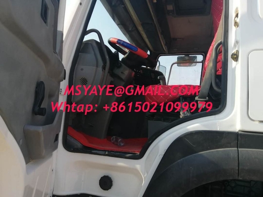 18-23 متر مكعب سعة 8 * 4 HOWO DUMP TRUCK تعليق الهواء المصنعة