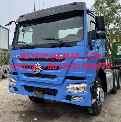 عجلة تحويل آلية المستخدمة HOWO 371hp الجرار أفضل رهان لك للنقل بناء مبنى
