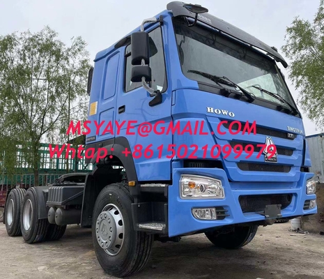 عجلة تحويل آلية المستخدمة HOWO 371hp الجرار أفضل رهان لك للنقل بناء مبنى