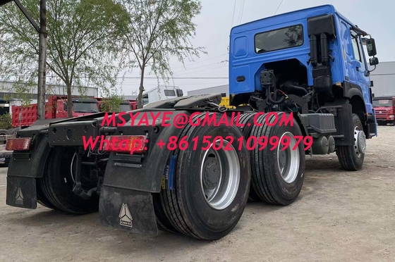 عجلة تحويل آلية المستخدمة HOWO 371hp الجرار أفضل رهان لك للنقل بناء مبنى