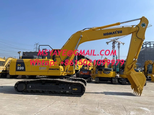 PC220-8 PC220-10 حفرة كوماتسو مستعملة حفرة كوماتسو هيدروليكية تشيلي حفرة بيرو