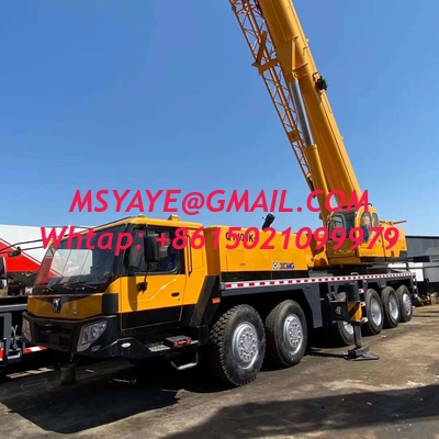 رافعة شاحنة مستعملة 36m طول جب 100 طن رافعة شاحنة xcmg رافعة 70 طن