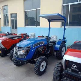 55HP 4X4 الدفع الرباعي محرك الديزل حديقة صغيرة الآلات الزراعية مزرعة صغيرة جرار جرار