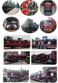 100hp 120hp 130HP آلة زراعية كبيرة لوان حديقة مزرعة جرار جرار مع الجبهة محمل مزرعة المشي tracto