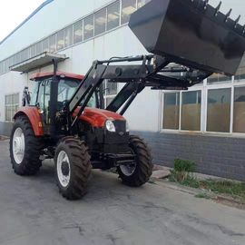 100hp 120hp 130HP آلة زراعية كبيرة لوان حديقة مزرعة جرار جرار مع الجبهة محمل مزرعة المشي tracto