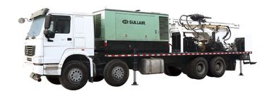 ZGSJ-450 300m DTH WATER WELL DRILL RIG آلة محمولة بئر ماء هيدروليّ يحفر جهاز حفر عميق حفار شاحنة