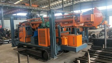 ZGSJ-450 300m DTH WATER WELL DRILL RIG آلة محمولة بئر ماء هيدروليّ يحفر جهاز حفر عميق حفار شاحنة