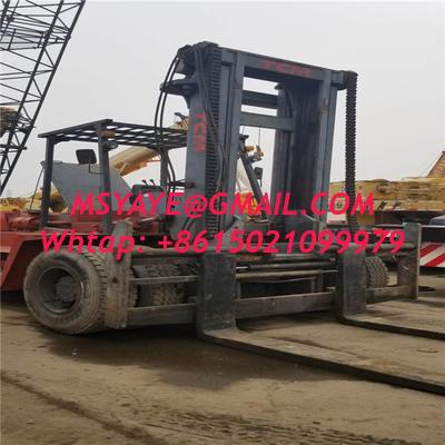 موديل قديم يستخدم رافعة شوكية يابانية ديزل Tcm 18ton Fd180 مع حالة عمل جيدة