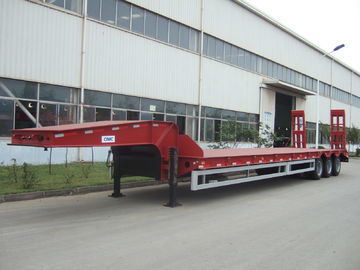 60 طن منخفض سرير semi-trailer مع فأس وجانب extendable