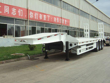 70 60T 50T 100T طن منخفض سرير شبه مقطورة مع 3 محور المحور مقطورة.  لويدر لويدر 2-هاند ماشينس