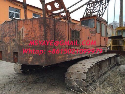 50T رافعة مجنزرة هيتاشي kh180-1 الهيدروليكية بالكامل رافعة مجنزرة 2003 5000 ساعة