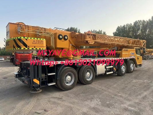 40T XCMG الرافعة المتنقلة المستخدمة قوية شاحنة متجددة الرافعة الهيدروليكية مع U شكل طوق