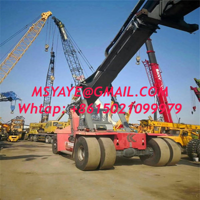 85٪ رافعة شوكية جديدة مستعملة 42ton Drd420 Kalmar رافعة شوكية ، محرك ديزل 42ton 45 Ton حاوية رافع للبيع